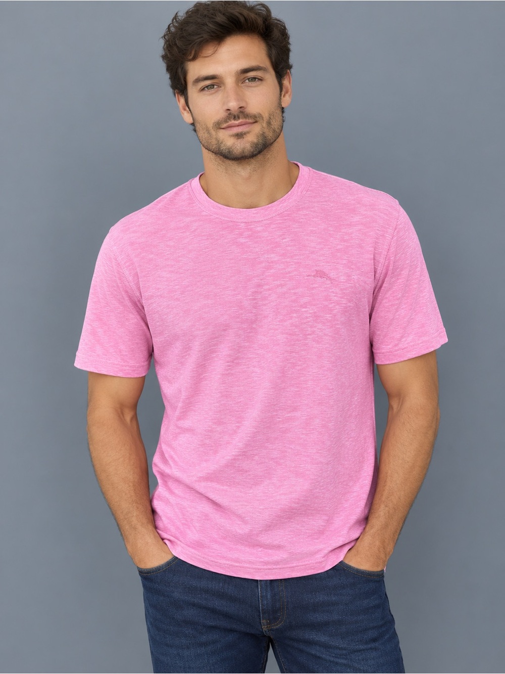 Tommy Bahama Paradiso Tee – Pink Heathered T-Shirt – Men’s Large NWT